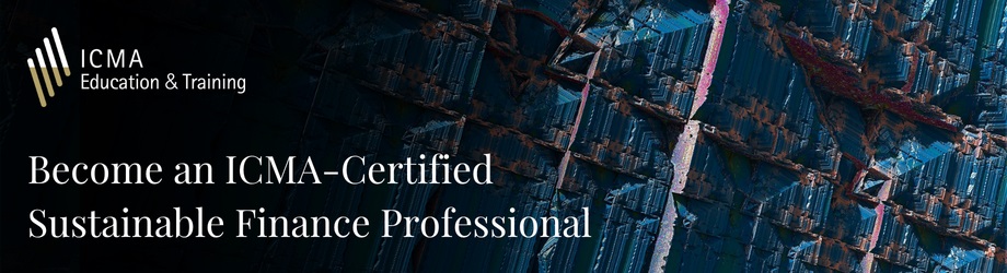 ICMA-Certified Sustainable Finance Professional banner ICMA-Certified Sustainable Finance Professional banner