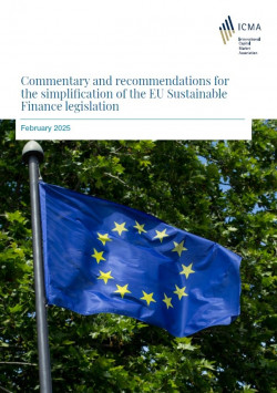 ICMA - Commentary and recommendations for the simplification of the EU Sustainable Finance legislation - February 2025